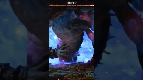 Kratos VS Nidhogg boss fight ps5