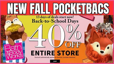 NEW Fall Pocketbac Holders | STACKABLE 40% OFF Sale | Bath & Body Works | #bathandbodyworks