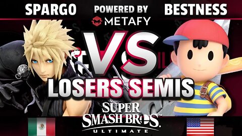 FPS4 Online - Sparg0 (Cloud) vs. BestNess (Ness) - Smash Ultimate Losers Semis