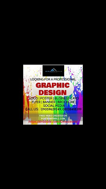 𝐖𝐞𝐛𝐬𝐢𝐭𝐞 𝐀𝐧𝐝 𝐆𝐫𝐚𝐩𝐡𝐢𝐜 𝐃𝐞𝐬𝐢𝐠𝐧 𝐒𝐞𝐫𝐯𝐢𝐜𝐞𝐬 𝗩𝗶𝗱𝗲𝗼 𝗔𝗱