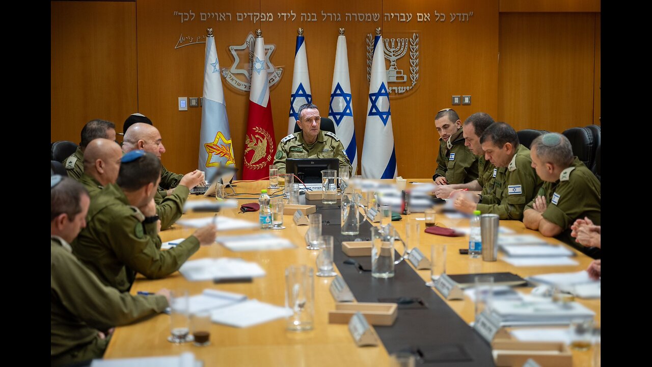 IDF: The Chief of the General Staff, LTG Herzi Halevi, is currently holding a