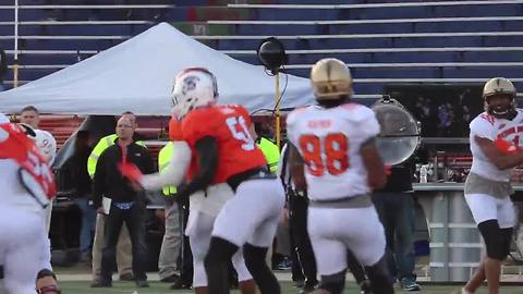 SC State LB Darius Leonard at the Senior Bowl