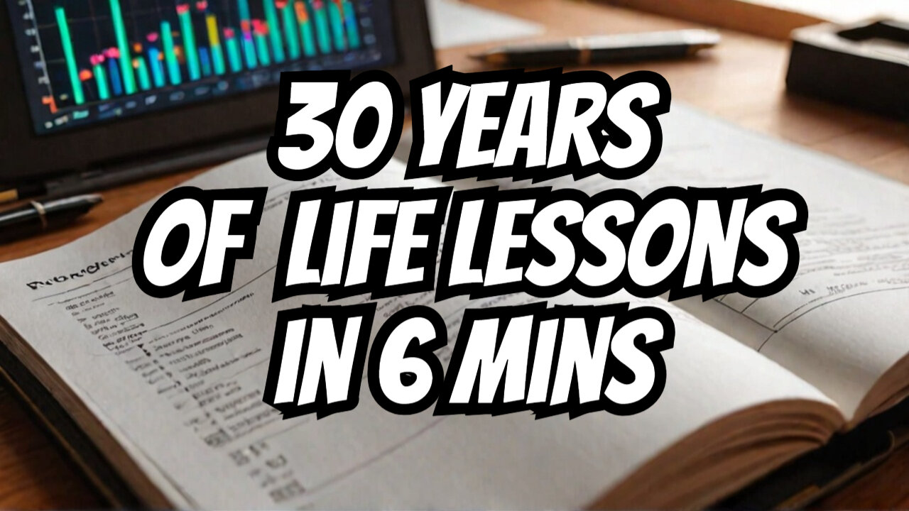 What I Learned from 30 YEARS of Experience in Just 6 MINS?