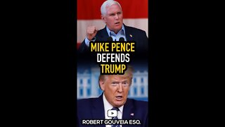 Mike Pence DEFENDS Trump #shorts