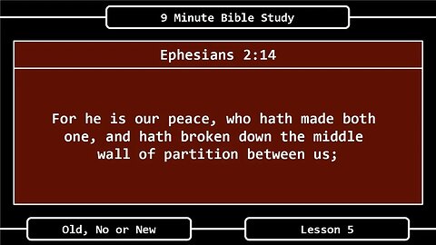 9 Minute Bible Study