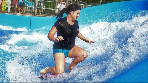 flowrider - Ellen "Hollywood" - 4 at Soak City, Kings Island