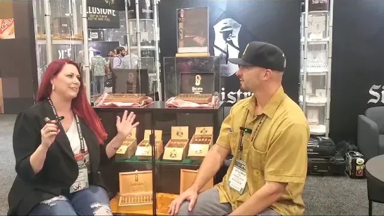 Ash Red sits down with Sinistro Cigars at PCA 2023