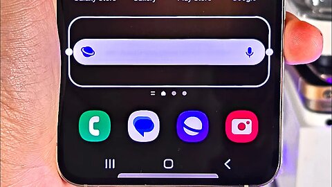 ANY Samsung Galaxy S How To Remove Search Bar from Home Screen