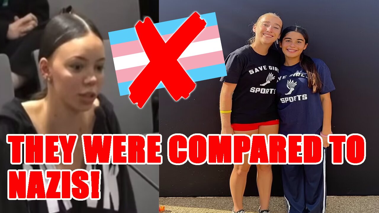 WOKE school officials ATTACK girls! Compare them to NAZIS as they protest TRANS ATHLETE on team!