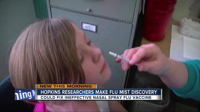 Johns Hopkins thinks they can fix flu mist vaccine