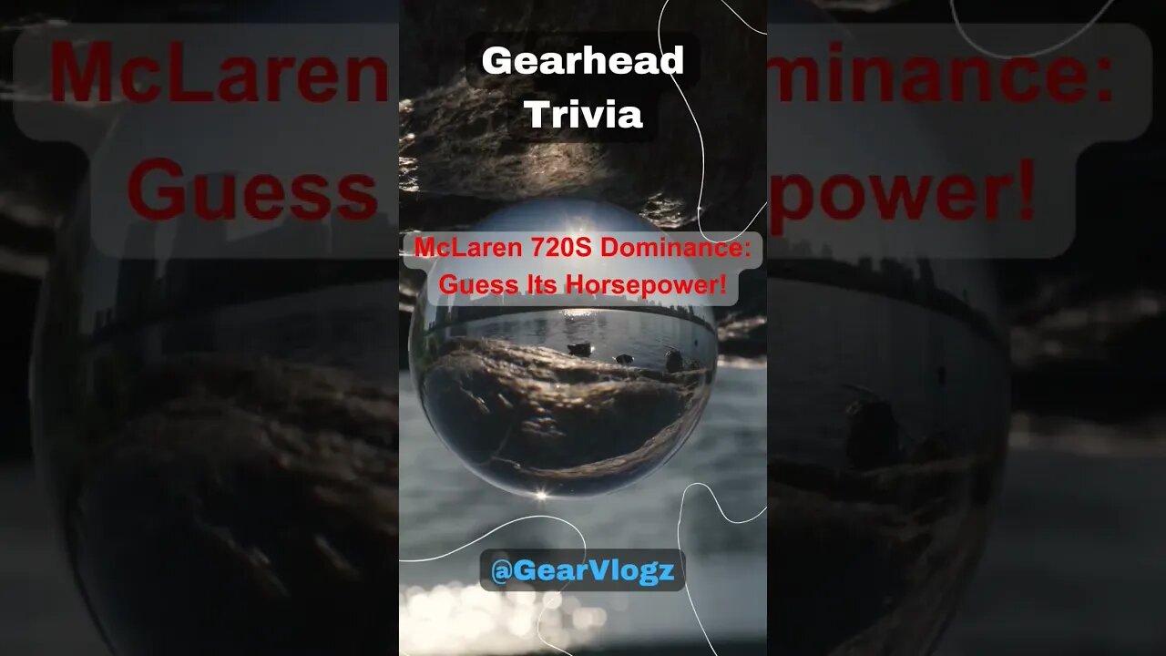 McLaren 720S Dominance: Guess Its Horsepower! #automotive #autofacts #shorts