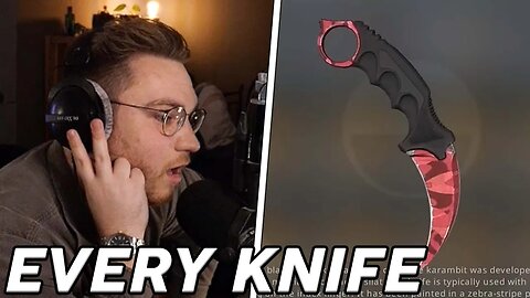 ohnePixel Reacts to Every Knife/Glove unboxed by ohnePixel in 2022