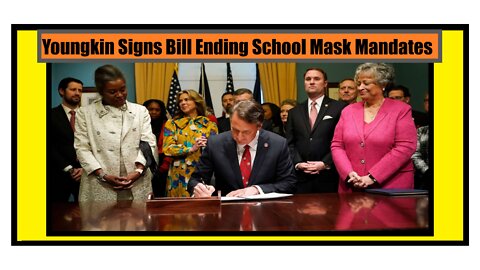 Gov. Glenn Youngkin Signs Bill Ending School Mask Mandates in Virginia | Leftists Scream in Pain