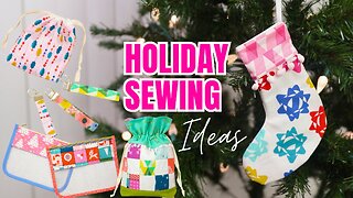 Holiday Sewing Inspo 🎄 FREE PATTERNS + TUTORIALS