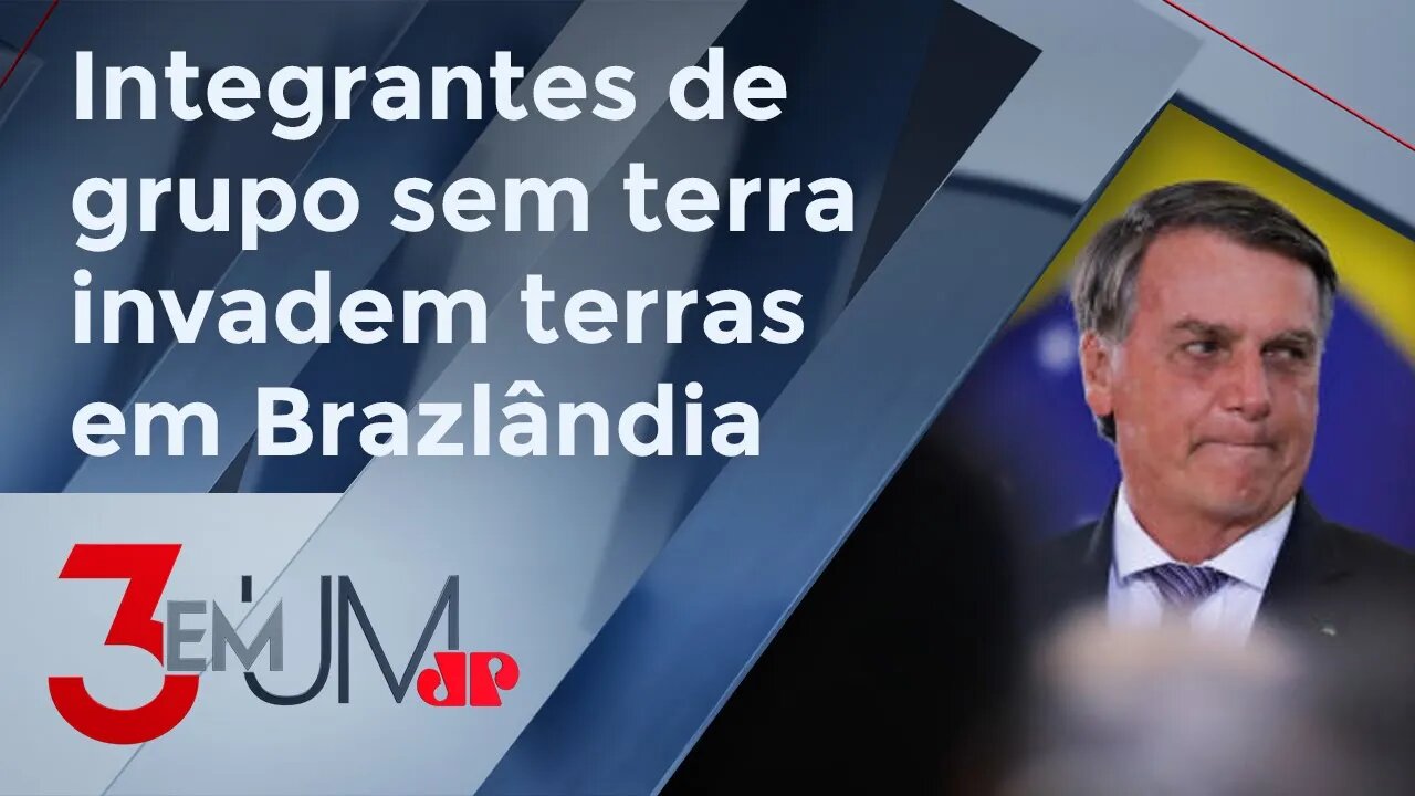 Em telefonema com parlamentares, Bolsonaro diz que avanço do MST traz insegurança ao país