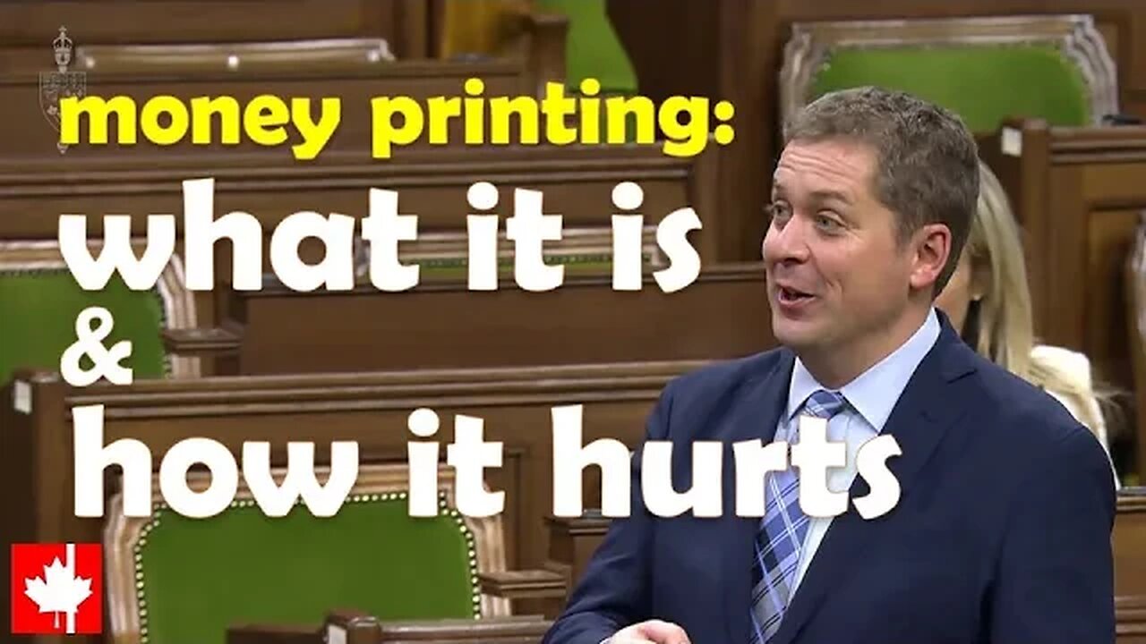 MONEY PRINTING: Conservative free lesson for Trudeau, who doesn't think about monetary policy