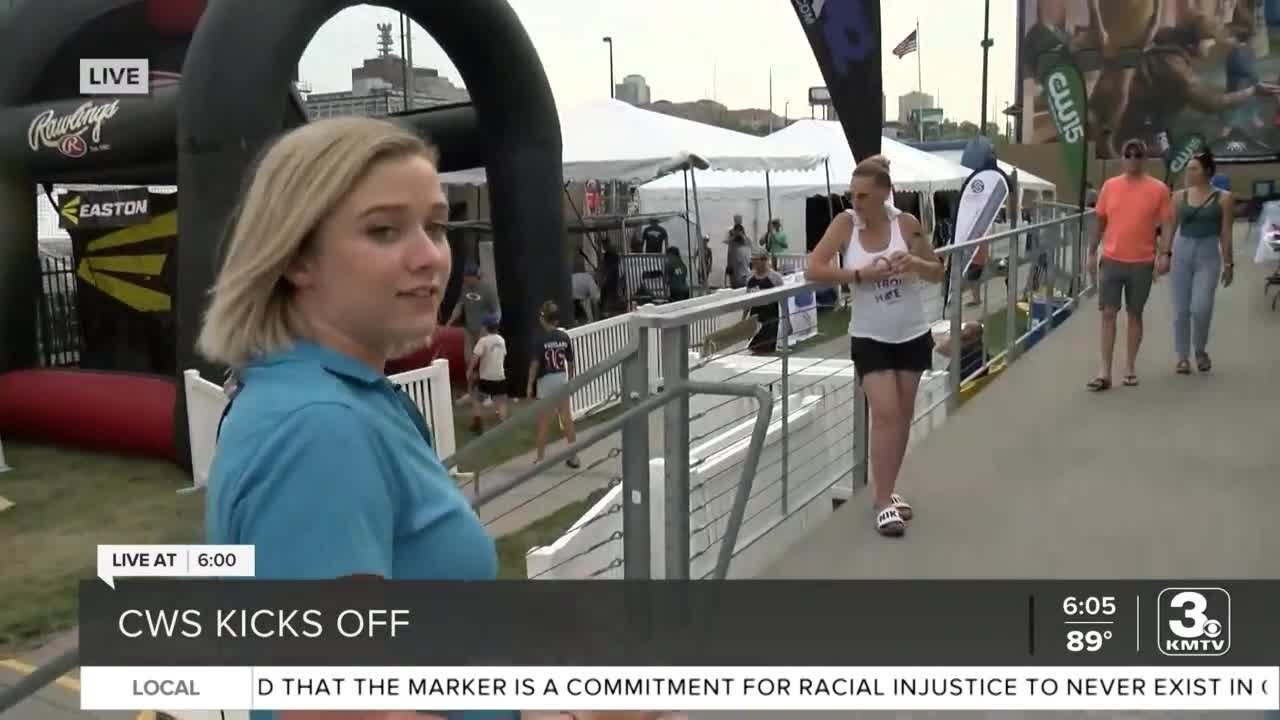 CWS festivities begin in downtown Omaha