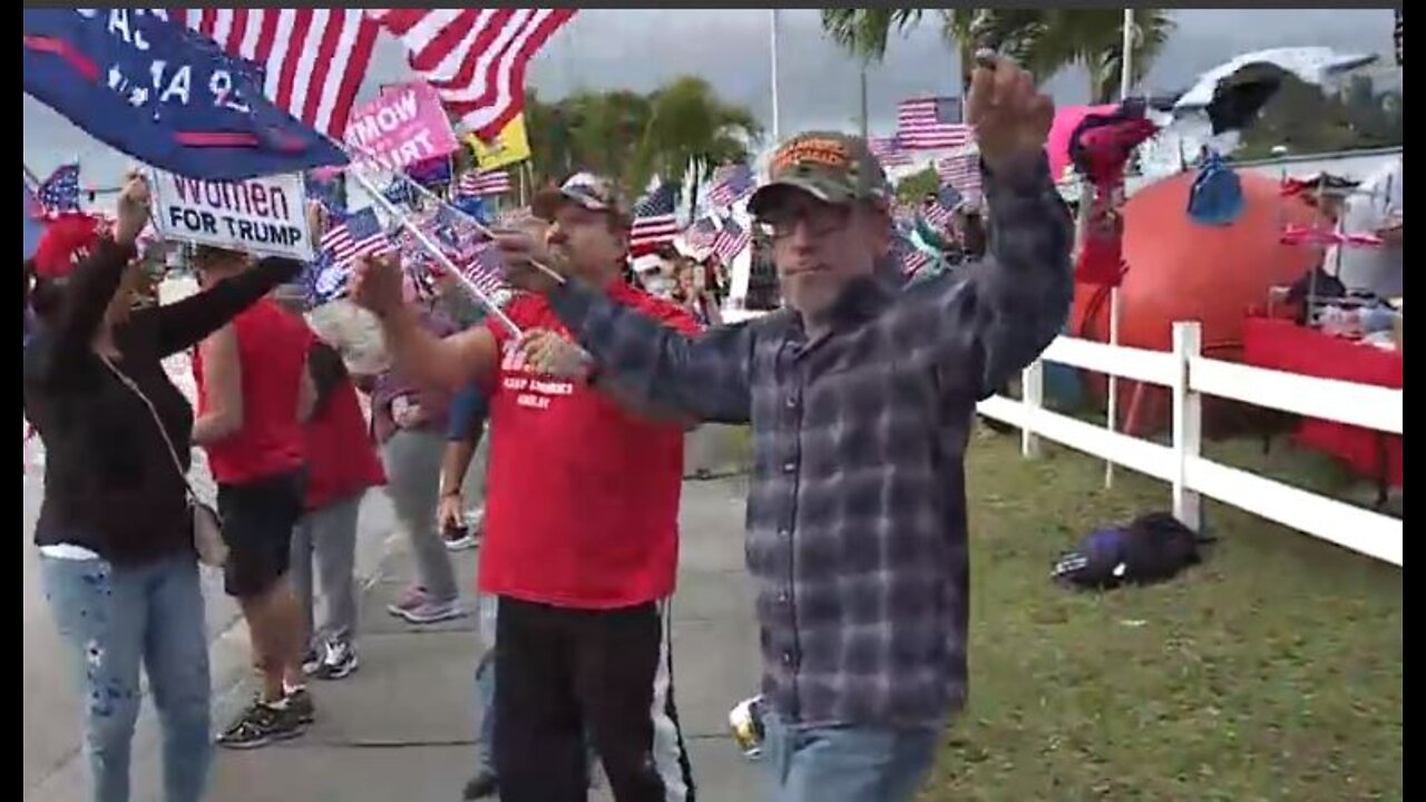 President Trump support rally in Stuart