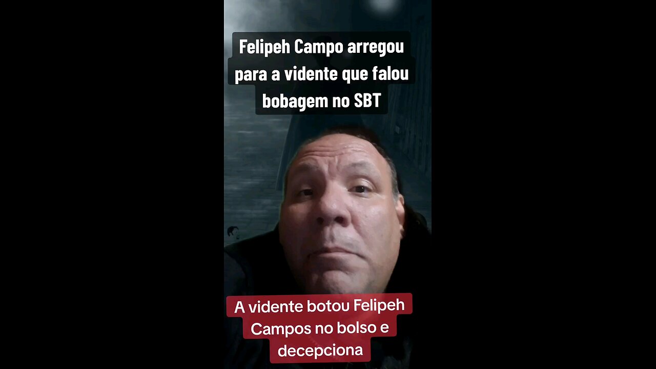 Felipeh Campo arregou para a vidente que falou bobagem no SBT