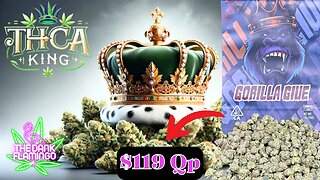 Trying Gorilla Glue Smalls THCa Flower $119 Qp from THCAKING!! Cannabis Review!