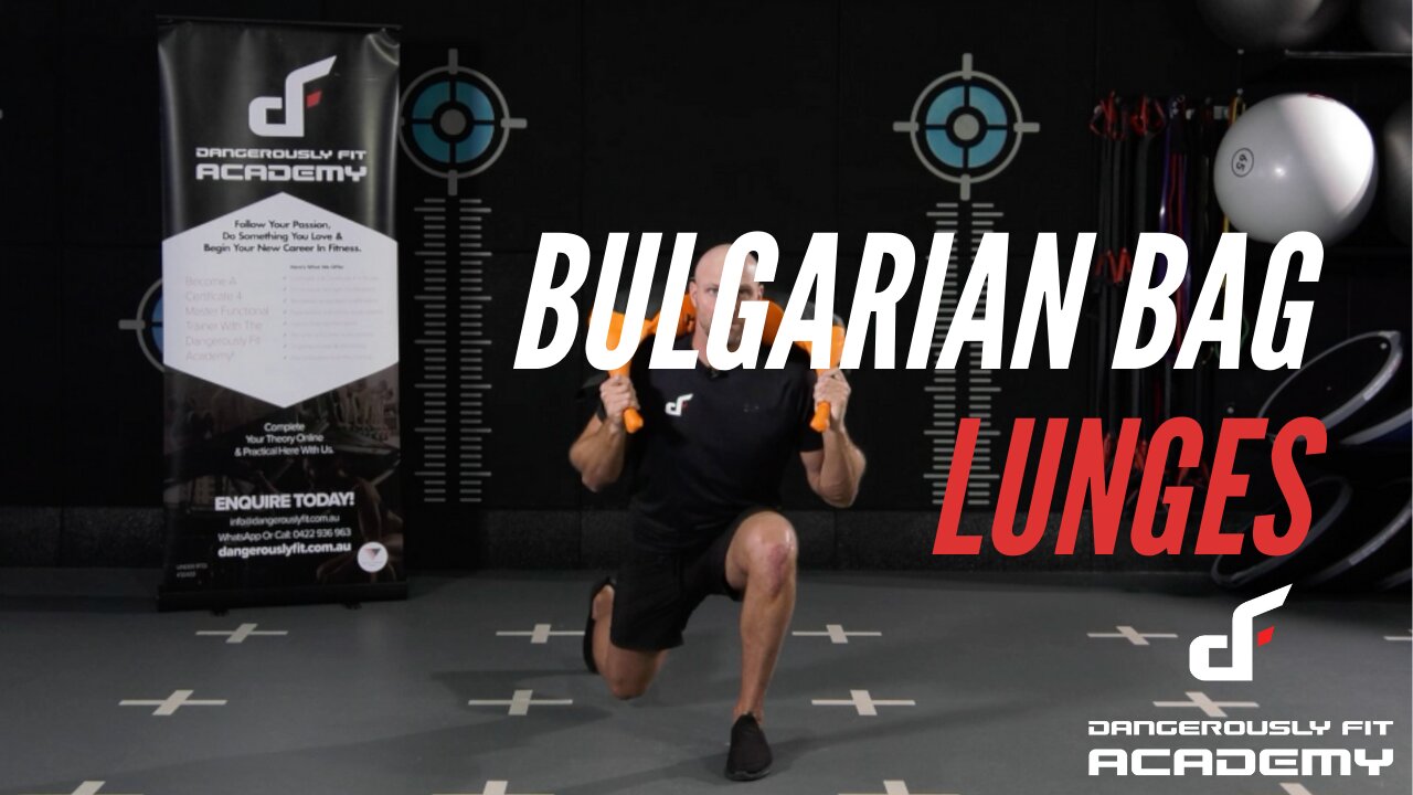 Bulgarian Bag reverse Lunges [DEMO]