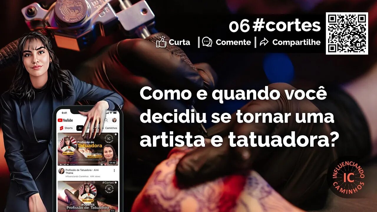 006 e 007 Como e quando você decidiu se tornar uma artista e tatuadora? #carreiras #japantattoo