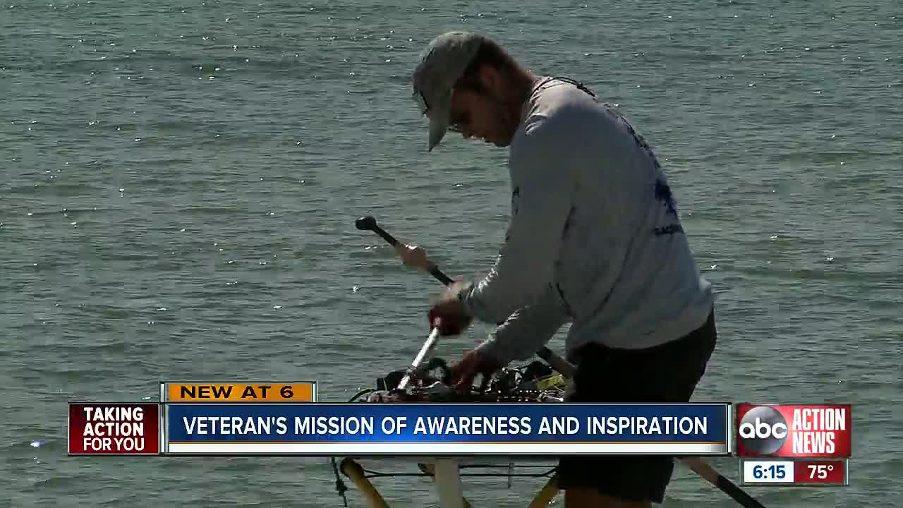 Florida man to paddle board 300 miles through Everglades to raise awareness for veteran suicides