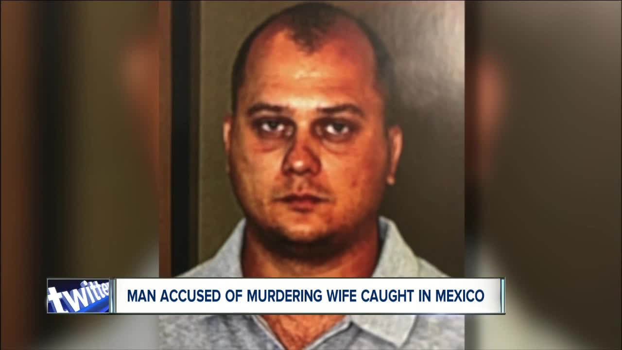 Man accused of murdering his wife caught in Mexico