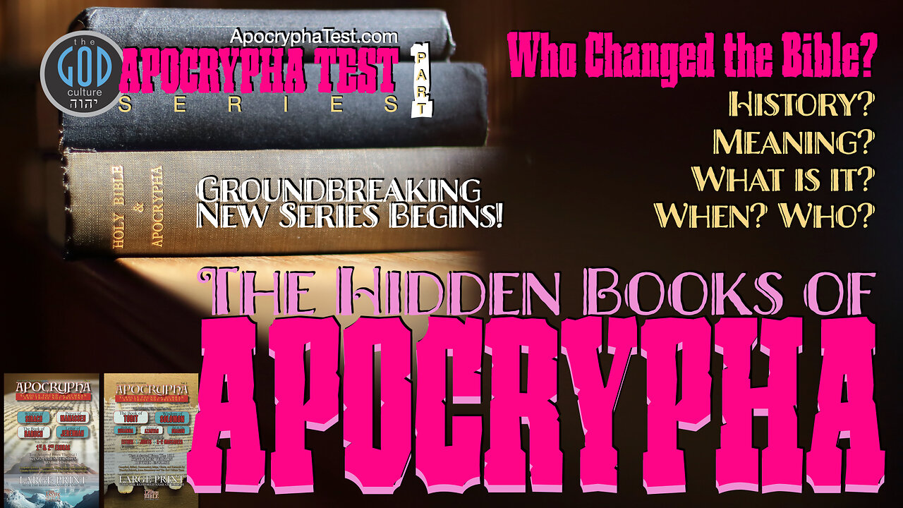 Apocrypha Test: Part 1: The Hidden Books of Apocrypha. Who Changed the Bible?