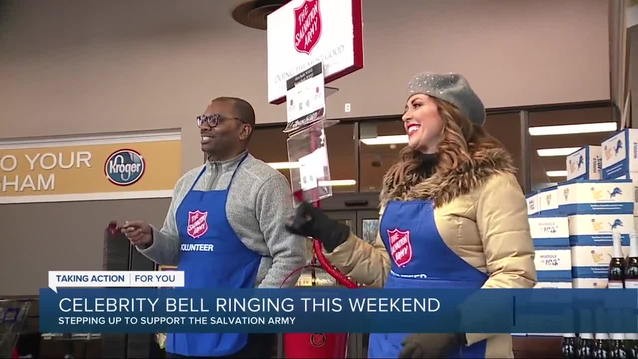 Salvation Army Celebrity bell ringing this weekend