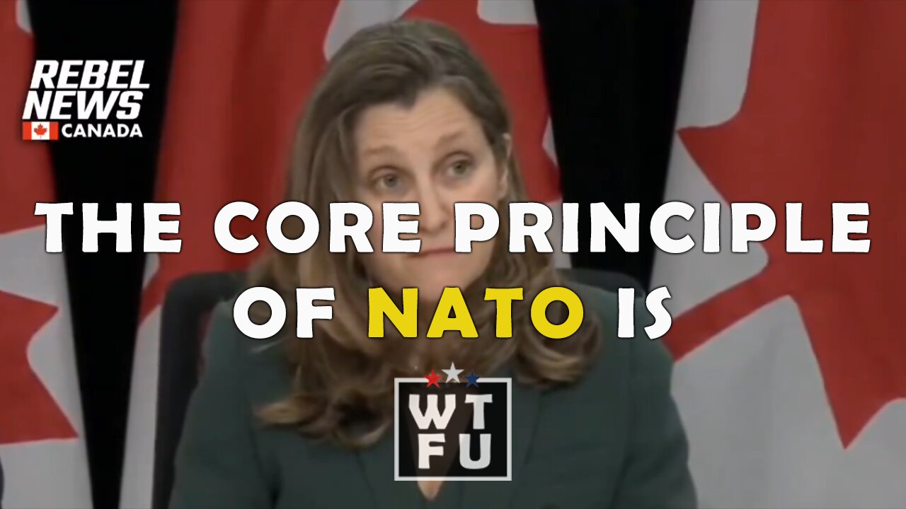 Chrystia Freeland stresses the importance of NATO's Article 5