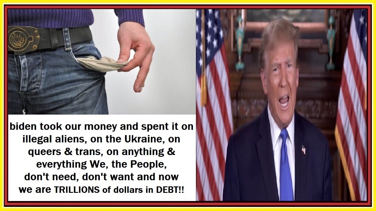 biden took our money and spent it on,...