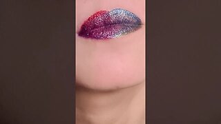 Lip Makeup Tutorial Lip Art Glitter #makeup #shorts #short #viral #shortvideo #lipswatches #grwm