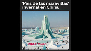 El mayor parque temático de hielo y nieve del mundo abre sus puertas en China