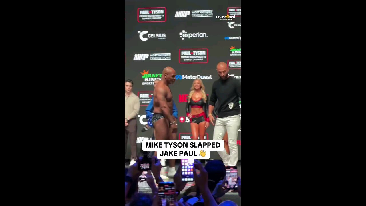 Mike Tyson Slaps Jake Paul