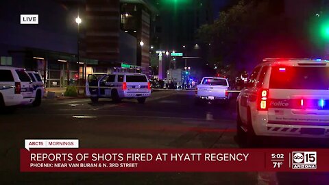 Shooting investigation at downtown Phoenix hotel