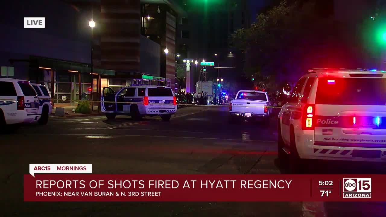 Shooting investigation at downtown Phoenix hotel