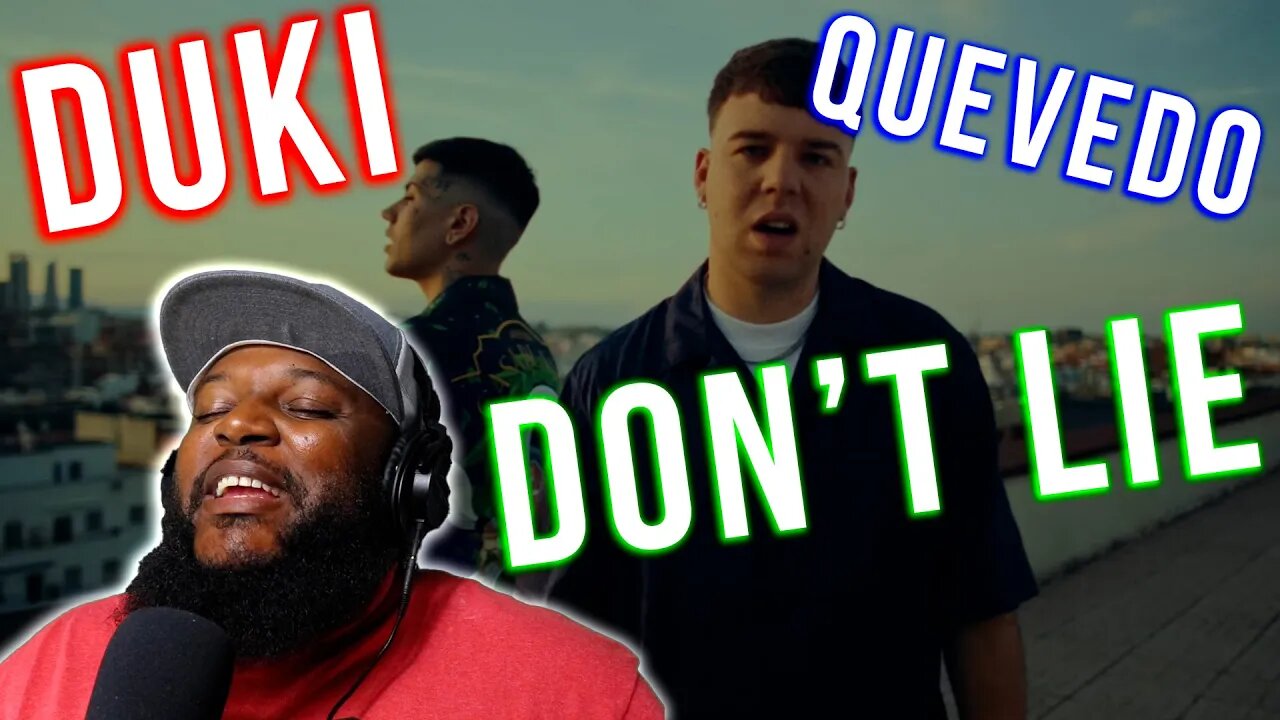 TWIGGA TRIES TO KEEP IT 💯 ALL TIME - DUKI, Quevedo - don't liE (Video Oficial)(REACTION)