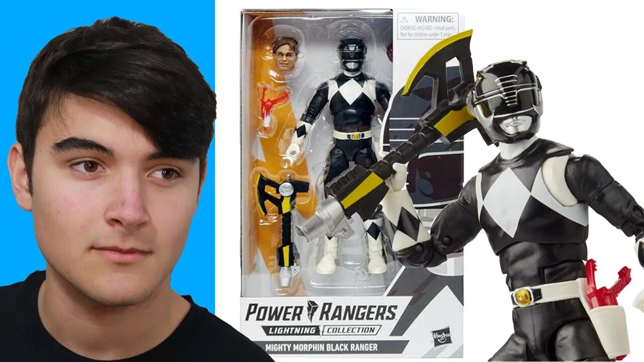 Mighty Morphin Black Ranger Zack (Power Rangers Lightning Collection)