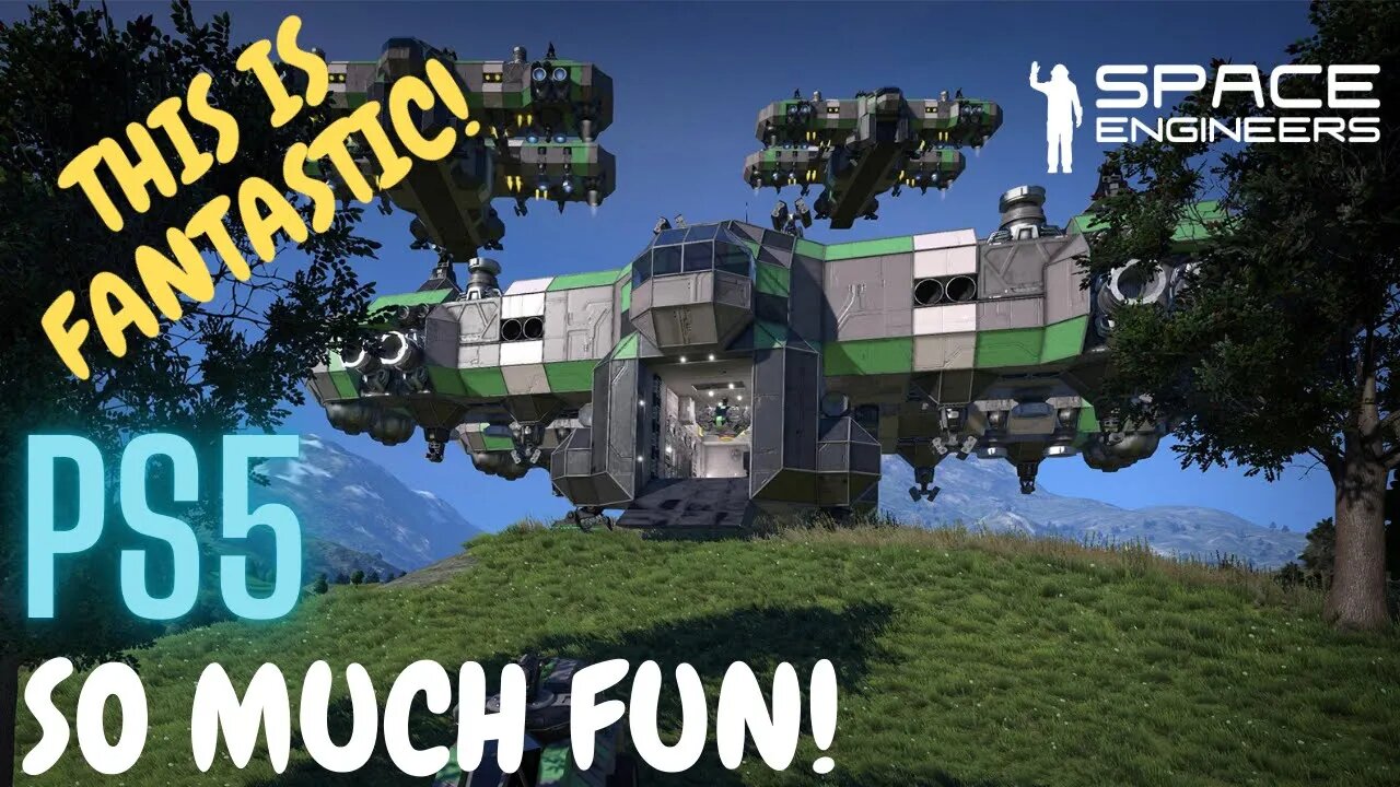 Space engineers PS5 Gameplay!