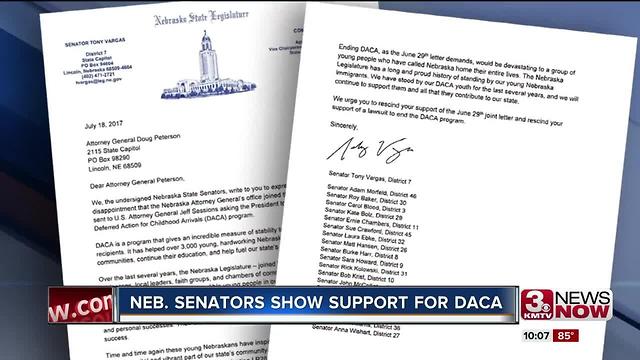 Nebraska Senators Show Support for Daca