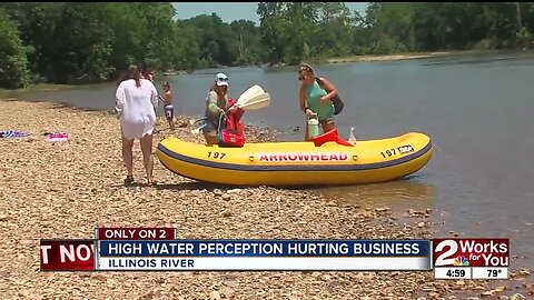 High water perception hurting businesses