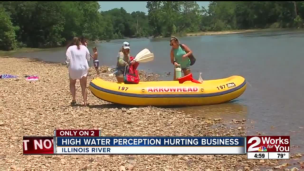 High water perception hurting businesses