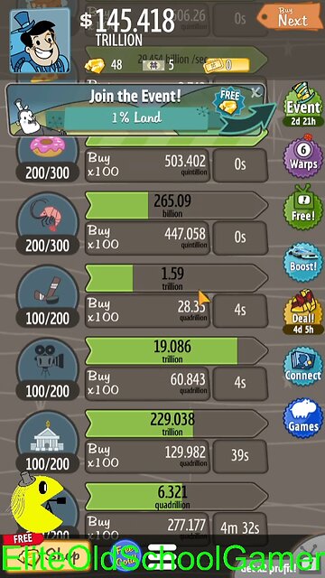 Adventure Capitalist - Earth Adventure - 6,913 Angels Investors - Tweak and Grind - March 2024