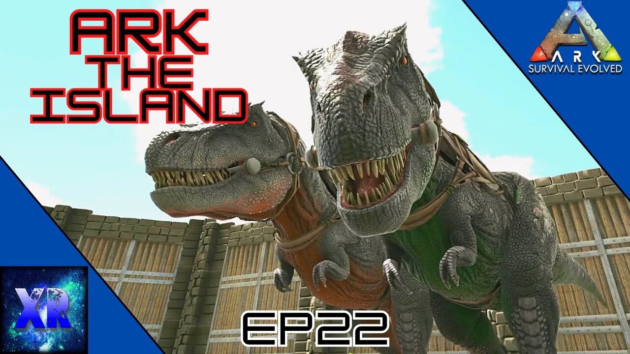 Double T-rex tame! - Ark The Island [E22]