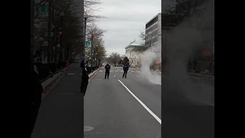 3/23/22 Nancy Drew in DC- Video 2-WH Area-Eisenhower Building Looking Busy