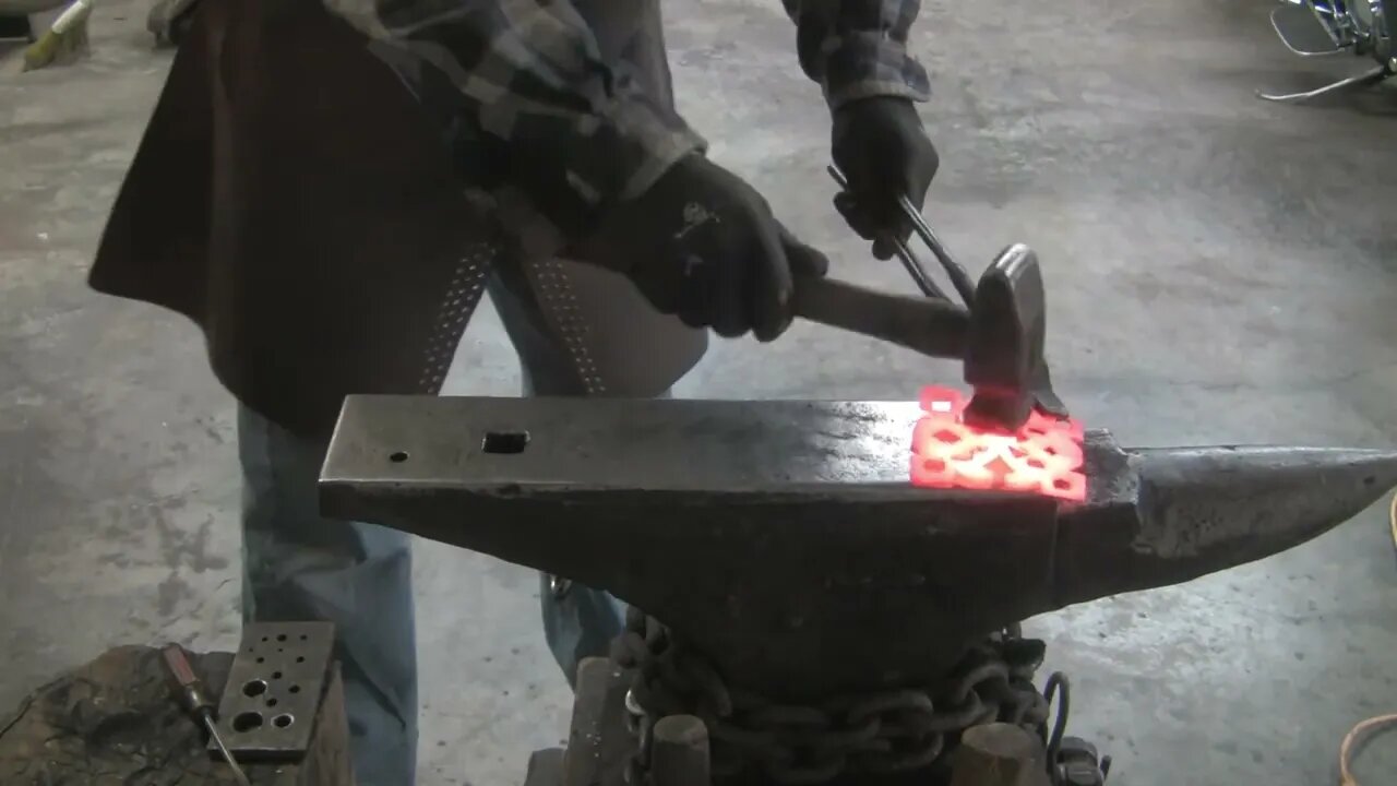 forging a cut away snow flake