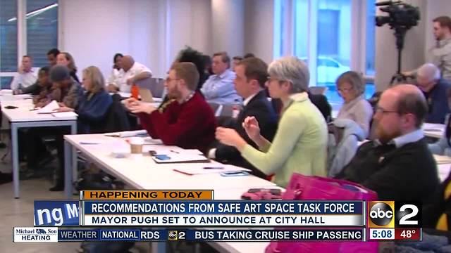 Safe Art Space Task Force to release recommendations