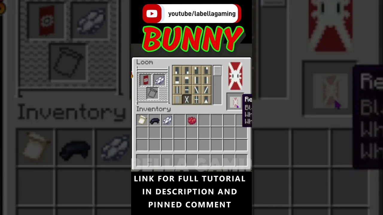 Bunny Wearing Sunglasses Banner | Minecraft