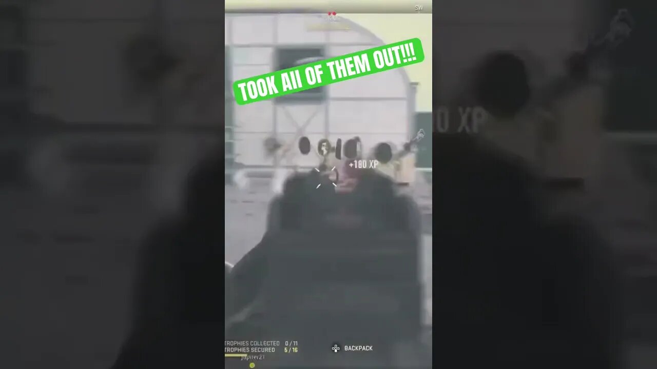 TOOK ALL OF THEM OUT!!! Subscribe For More #warzone2 #resurgence #callofduty #shorts